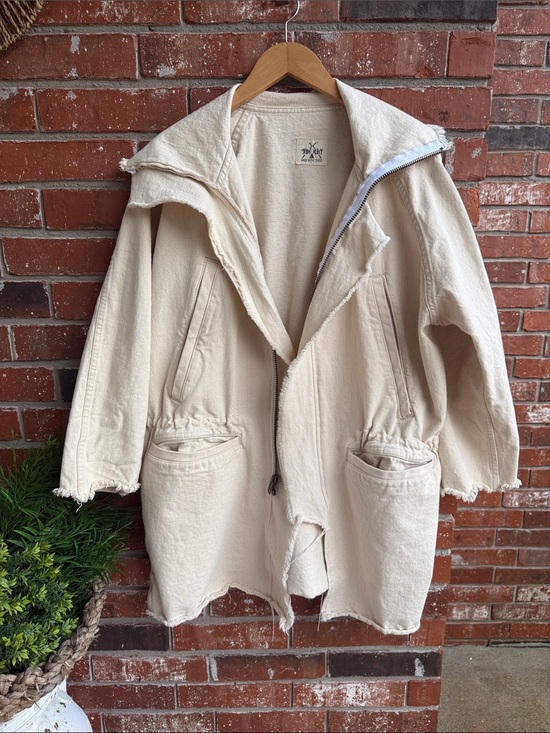 Tribe Kelley Jackets & Blazers - Tribe Kelley Beige Jacket that is Made in the States